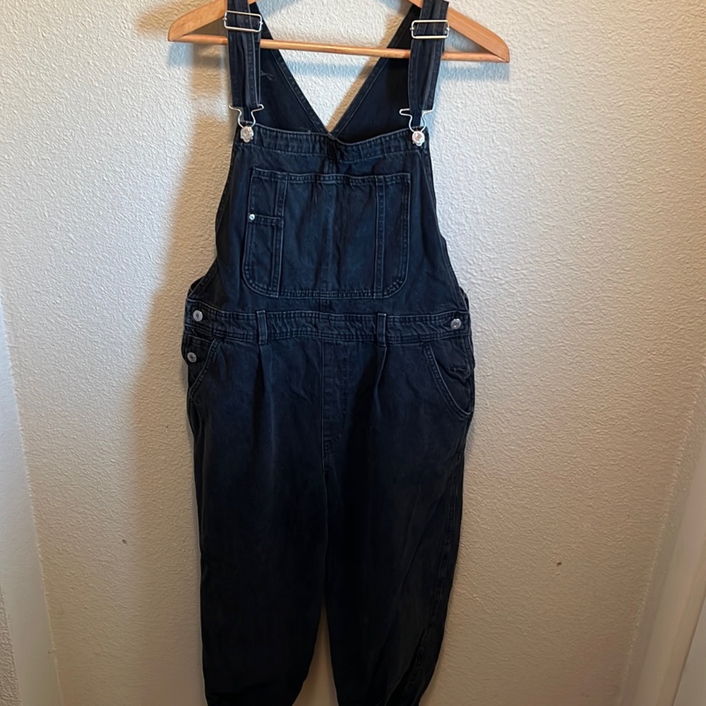 OVERSIZED H&M Black Denim Overalls/Bibs